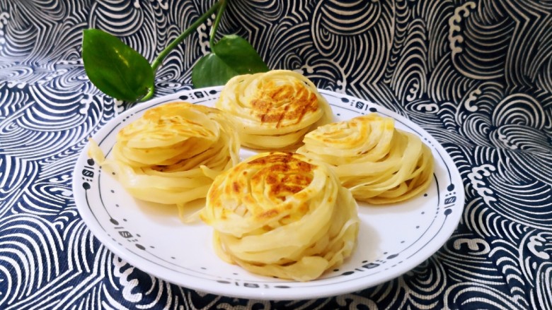 黄金千丝饼,好吃,操作简单。