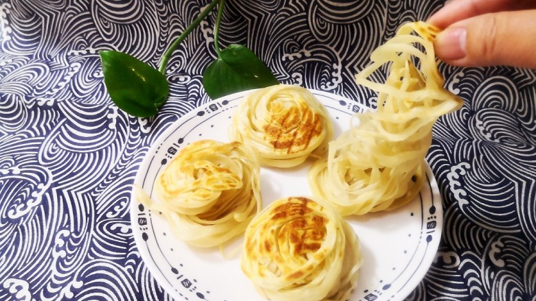 黄金千丝饼,看,可以可以拉丝吃的饼就好了