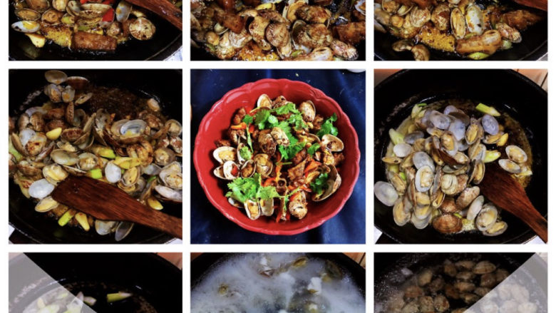 原创【🍃仙草味道🍳私房菜🍃】👨苗先生的味道👨海味麻辣花蛤,原创【🍃仙草味道🍳私房菜🍃】👨苗先生的味道👨海味麻辣花蛤