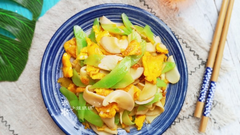 杏鲍菇炒鸡蛋,简单快捷又美味营养的家常菜!