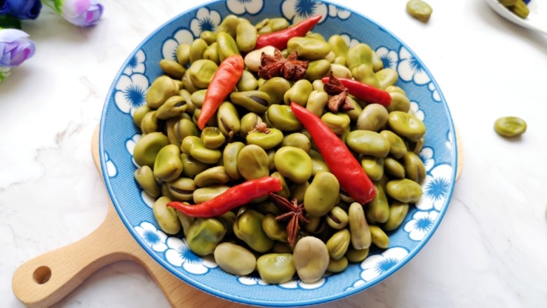 五香蚕豆,夏日小零食。