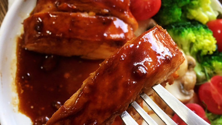 照烧鸡胸肉,诱人吧?