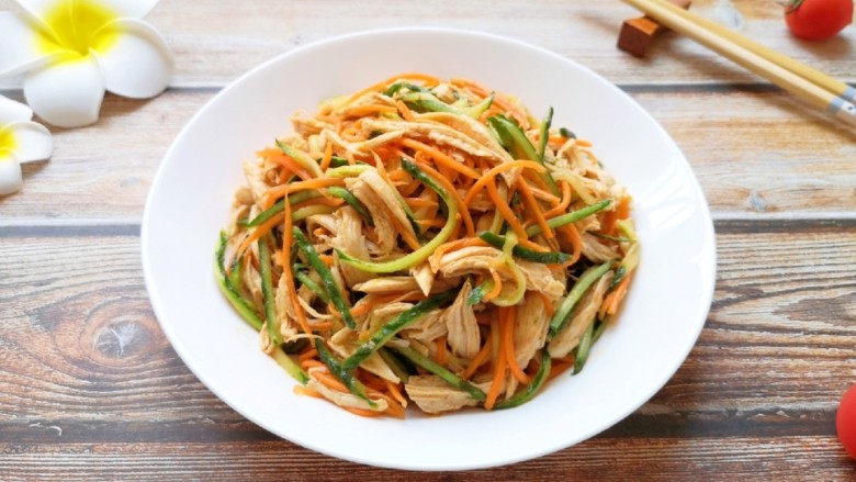 手撕鸡胸肉,吃了不长肉肉哦！