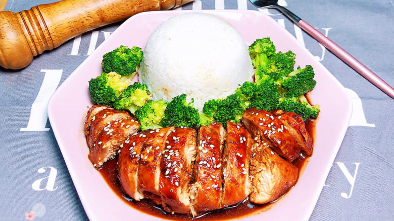 照烧鸡胸肉,诱人极了哟!