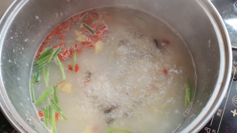 营养美味还可强身健体的海蛎粥,你值得拥有,加葱绿