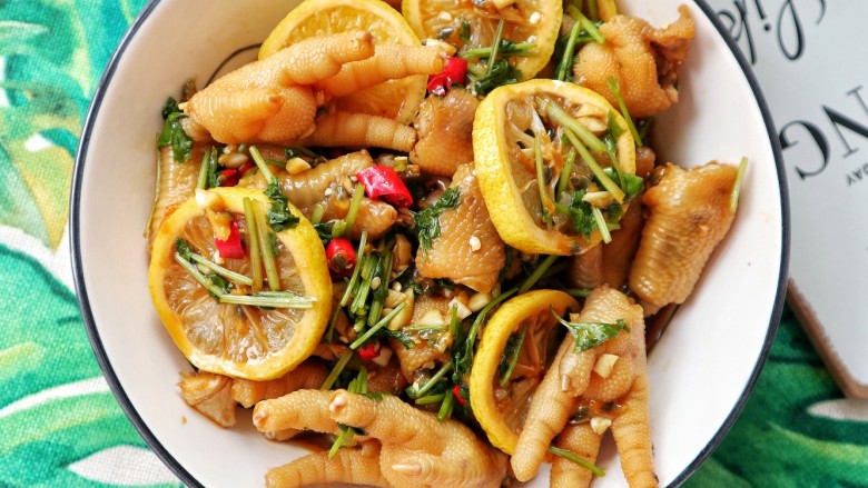 百香果柠檬鸡爪