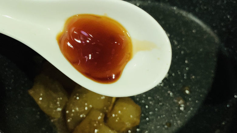 红烧牛蹄筋,加蚝油;