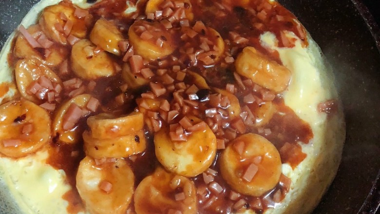 铁板日本豆腐,差不多在锅里待15秒那样,