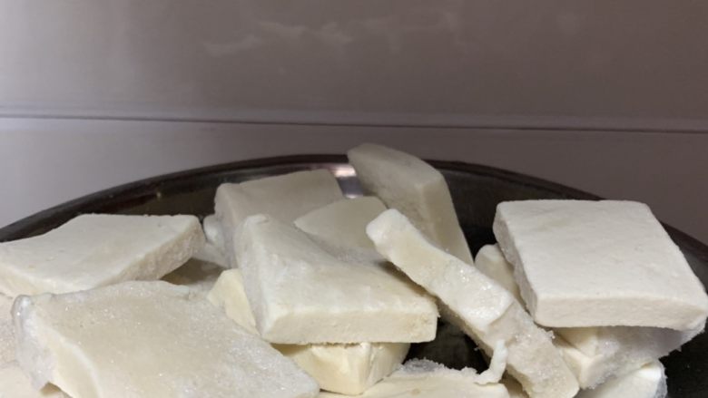 素炒千叶豆腐,洗