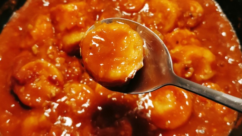 铁板日本豆腐,此时 汤汁浓稠 每一块豆腐 都包裹上香浓的汤汁