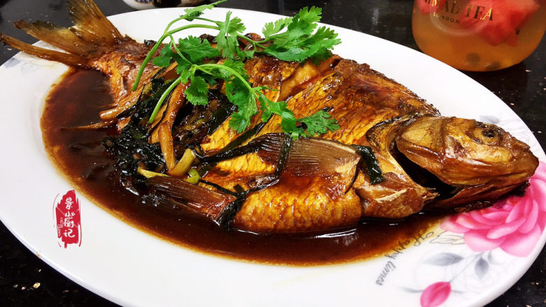 葱油鳊鱼,成品~~