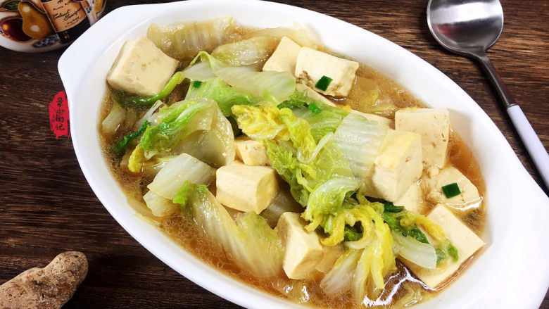 白菜炖豆腐,次次都光盘~~~~