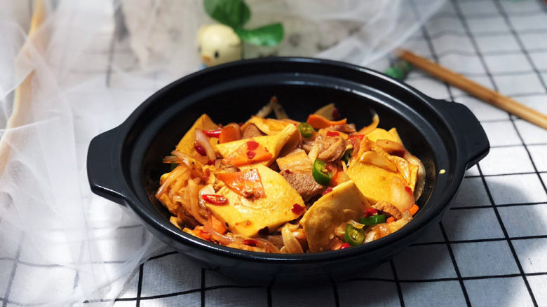干锅千叶豆腐➕ 黄鸡啄黍秋正肥,成品