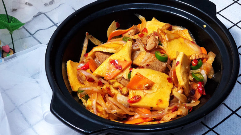 干锅千叶豆腐➕ 黄鸡啄黍秋正肥,成品