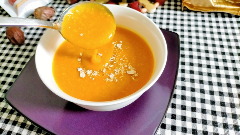 南瓜羹🎃,南瓜羹粘稠挂勺,味道浓郁
