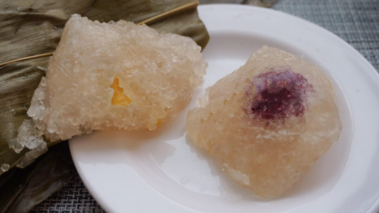 水晶粽子,看看成品,真的很好看耶