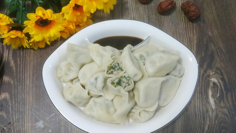 鲅鱼水饺,成品图