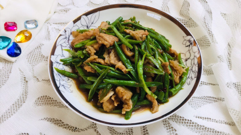 四季豆炒肉,成品图~