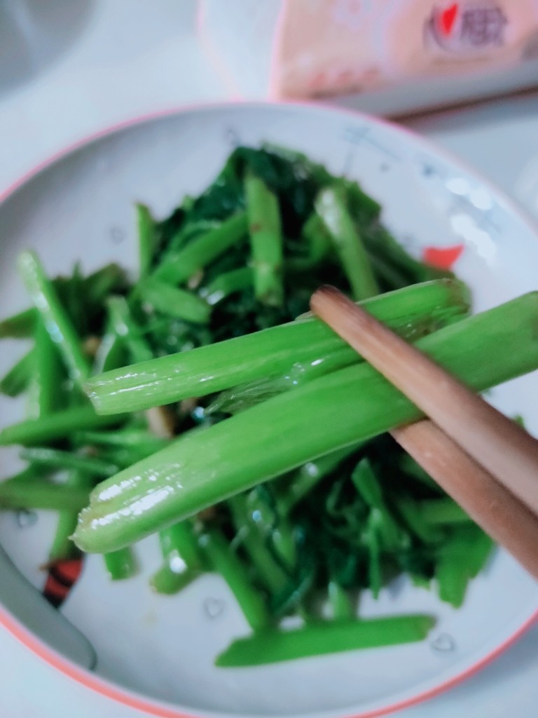 腐乳空心菜,这次空心菜挺好，挺嫩