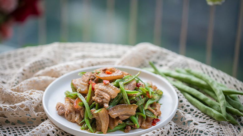 四季豆炒肉,成品5