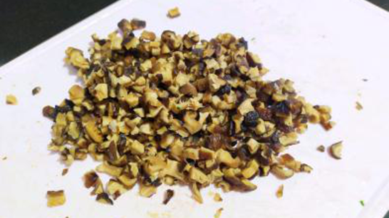 香菇青菜包子,<a style='color:red;display:inline-block;' href='/shicai/ 241'>干香菇</a>泡发,洗净挤出水分切碎;