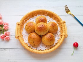 麦片芝麻小餐包