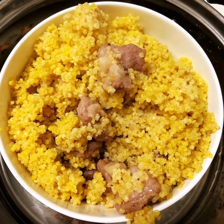 小米蒸排骨