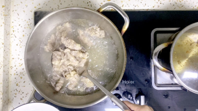 日式肥牛饭,变色后捞出,要不然太老了就