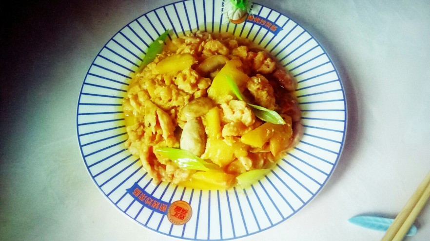 凤梨蘑菇鸡肉片