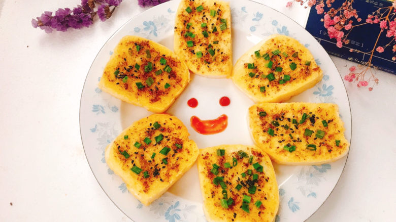 烤馒头片,成品图!