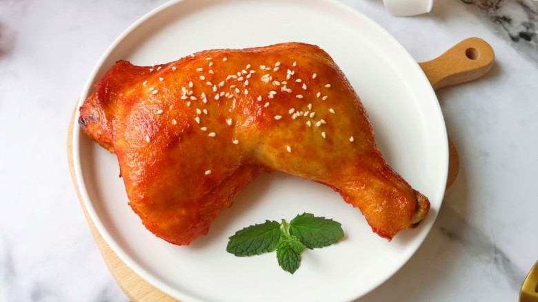 新奥尔良烤鸡腿,准备开动啦!
