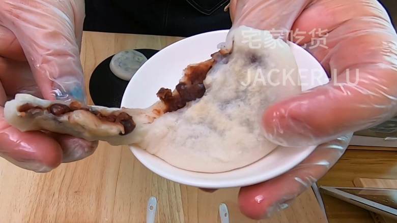 糯米红豆饼,超简单甜品,无需揉面,超喜欢这种软软糯糯的甜品!,香甜软糯的糯米红豆饼完成啦O(∩_∩)O