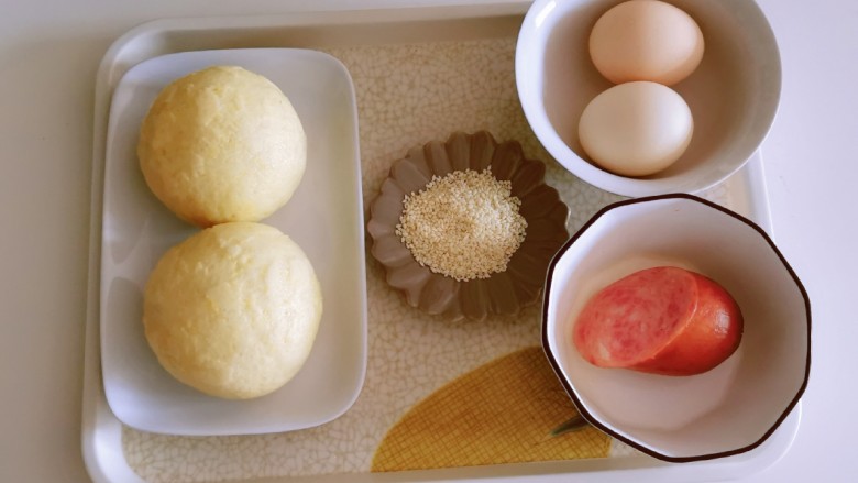 烤馒头片,食材准备好