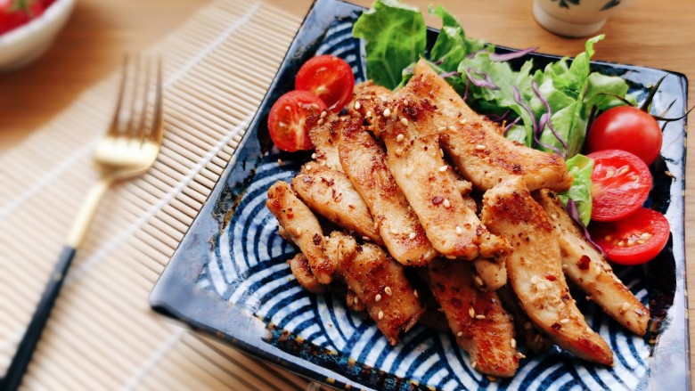 孜然鸡胸肉,喜欢的试试吧!