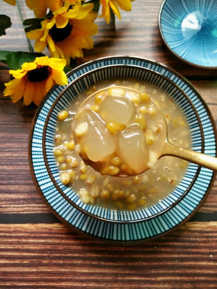 绿豆芋圆粥,Q弹Q弹的,好吃