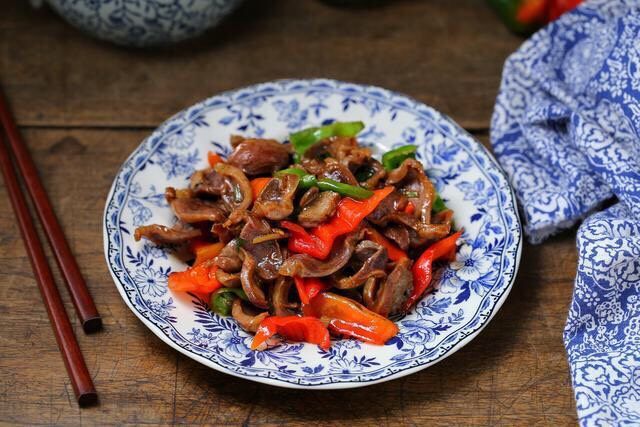 青椒炒鸡胗