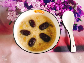 绿豆小米粥