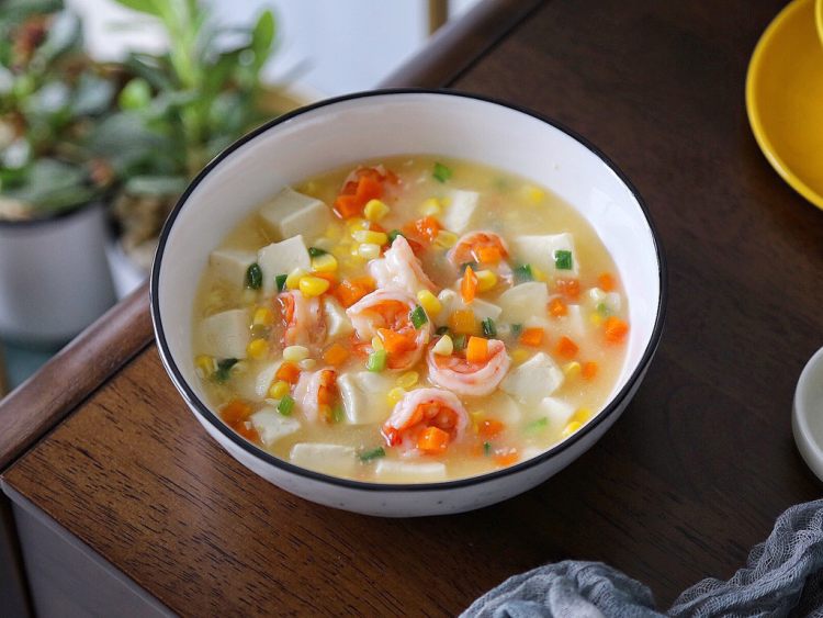 虾仁豆腐羹