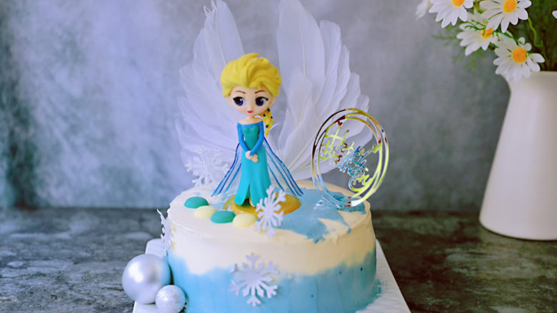 艾莎生日蛋糕