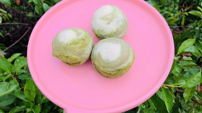 抹茶螺旋酥(植物油版本),颜值,额,一般∠( ᐛ 」∠)_