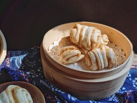 红糖花卷