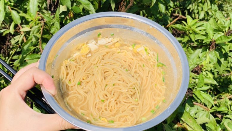蛋花伊面,简单味道棒!