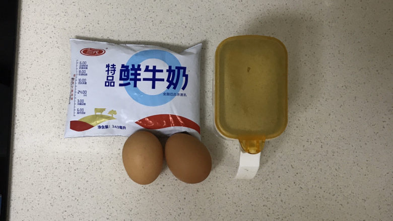 日式厚蛋烧,食材准备好