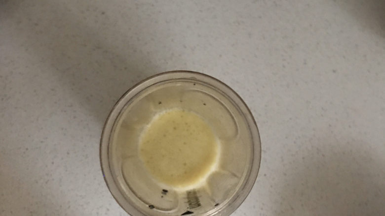 百香果松饼,现在榨好了,但不细腻