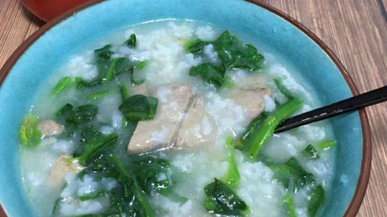 猪肝瘦肉粥