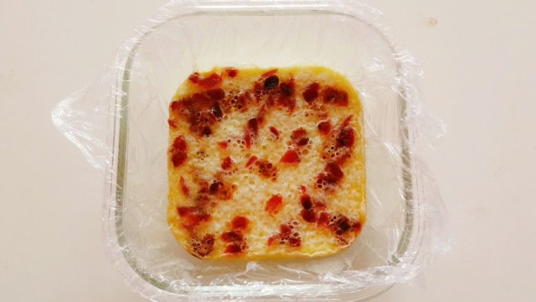 山药鸡蛋糕,时间到,取出。