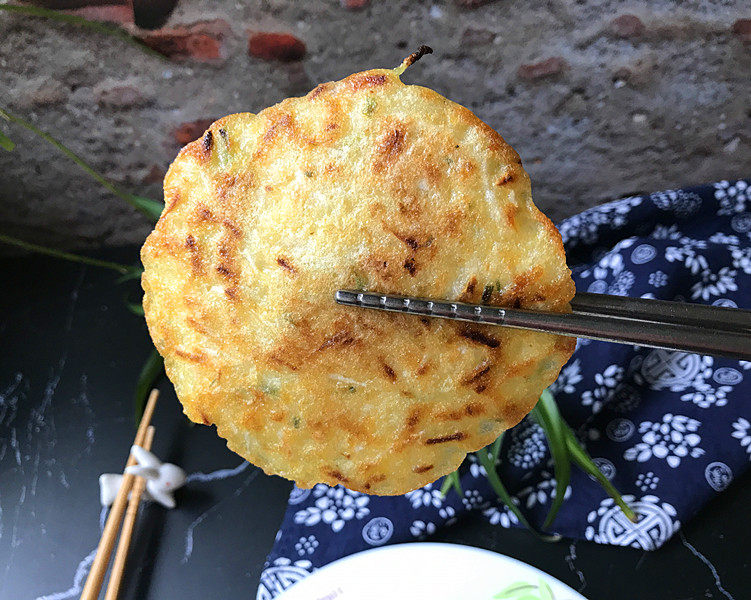 黄金玉米饼,金黄酥脆