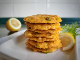 鲜虾玉米饼