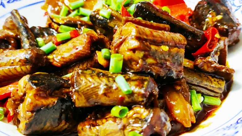 红烧黄鳝,这样一道红烧黄鳝就做好了