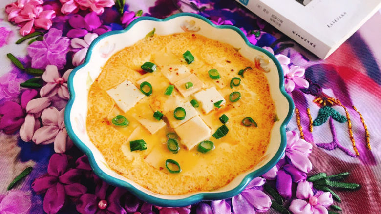 豆腐鸡蛋羹,成品图!